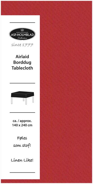 Asp pöytäliina 140 x 240 cm punainen