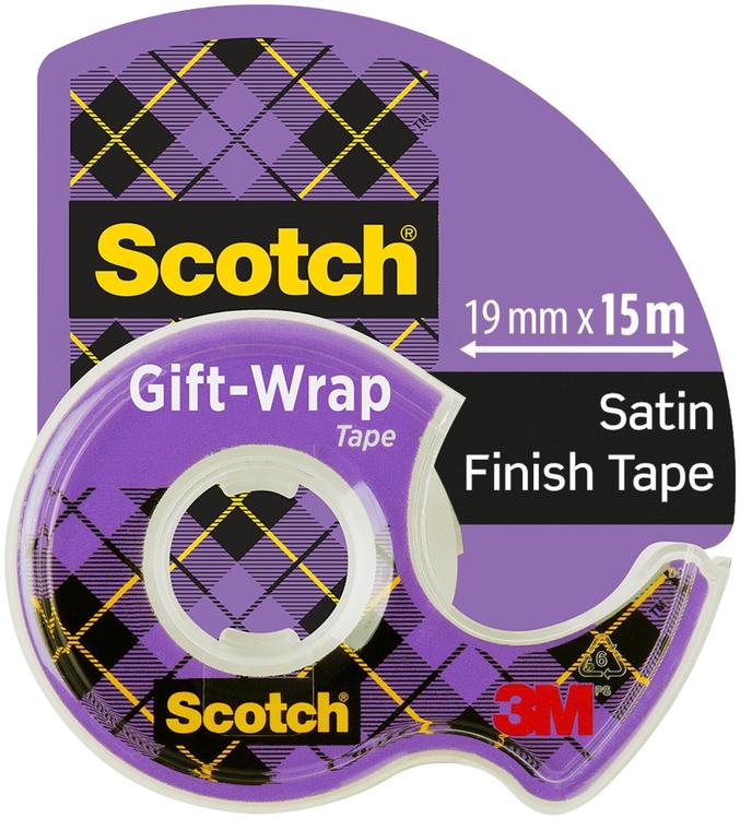 Kleeplint giftwrap satiin 19mmx15m