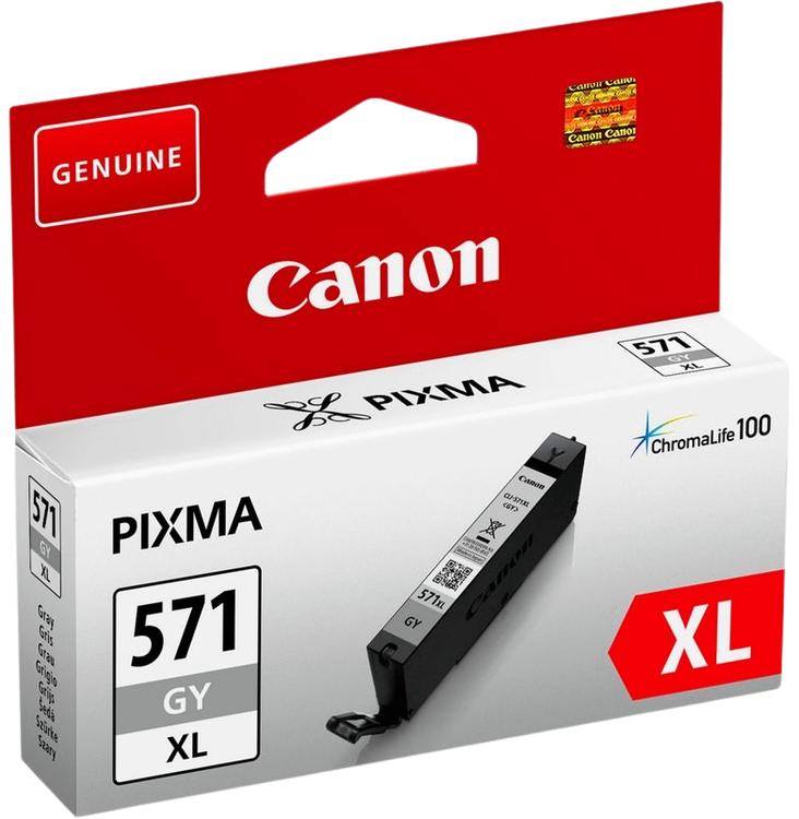 Canon Mustepatruuna CLI-571XL harmaa