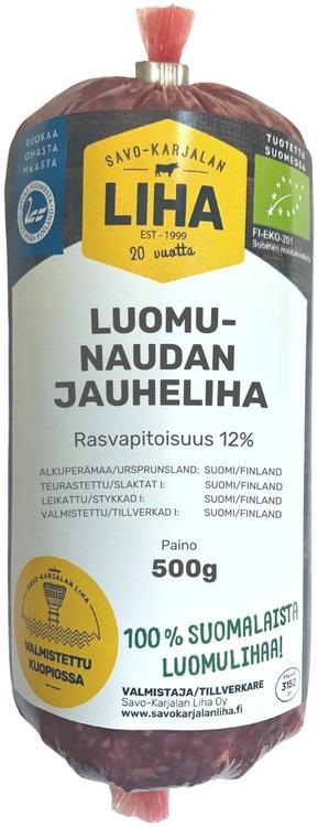 Savo-Karjalan Liha Oy Luomunaudan jauheliha 500g