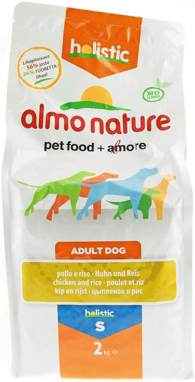 Almo Nature Holistic Dog 2 kg small adult kana ja riisi