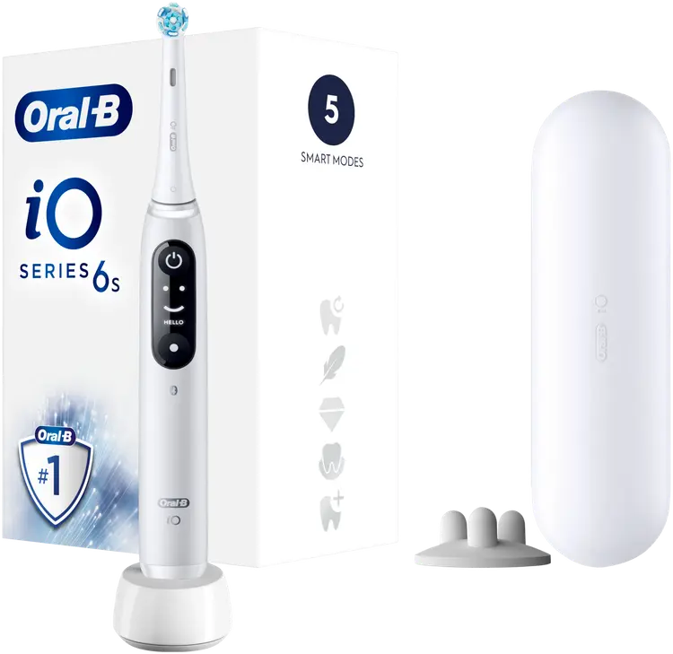 Oral-B Sähköhammasharja iO 6S White Braun-tekniikalla