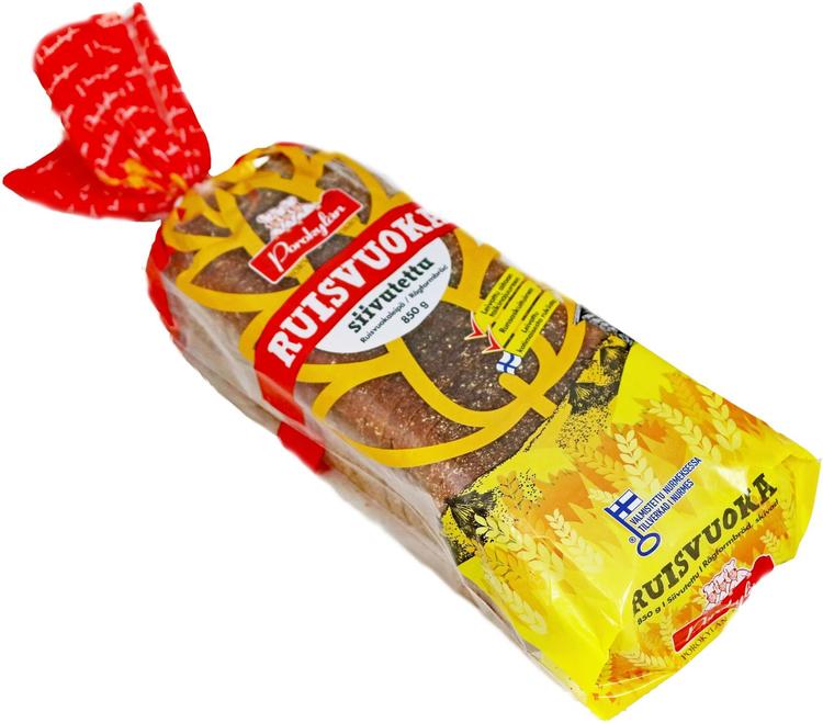 Porokylän Ruisvuoka 850 g viipaloitu ruisvuokaleipä