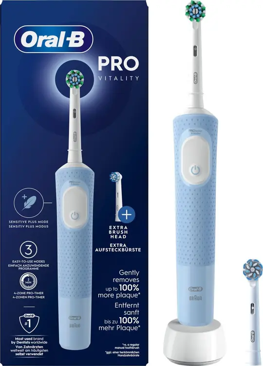 Oral-B Vitality PRO Blue sähköhammasharja + lisävaihtoharja