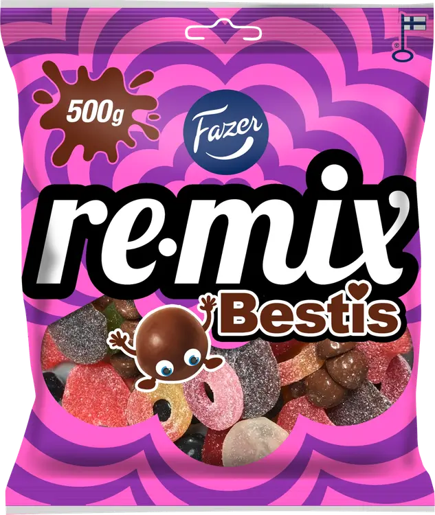 Fazer Remix Bestis karkkipussi 500g