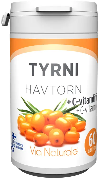 Tyrni+ C-vitamiini 60 tabl Via Naturale