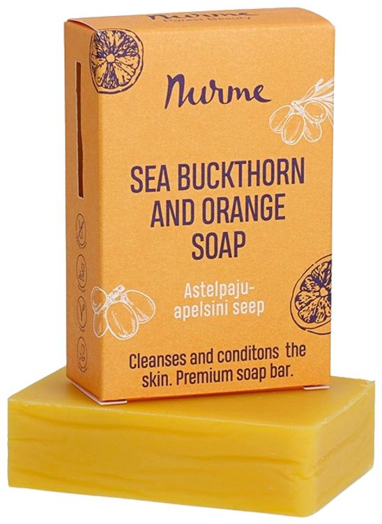 Nurme Sea & Orange Buckthorn Soap Bar 100 g – Applesiini & tyrni palasaippua
