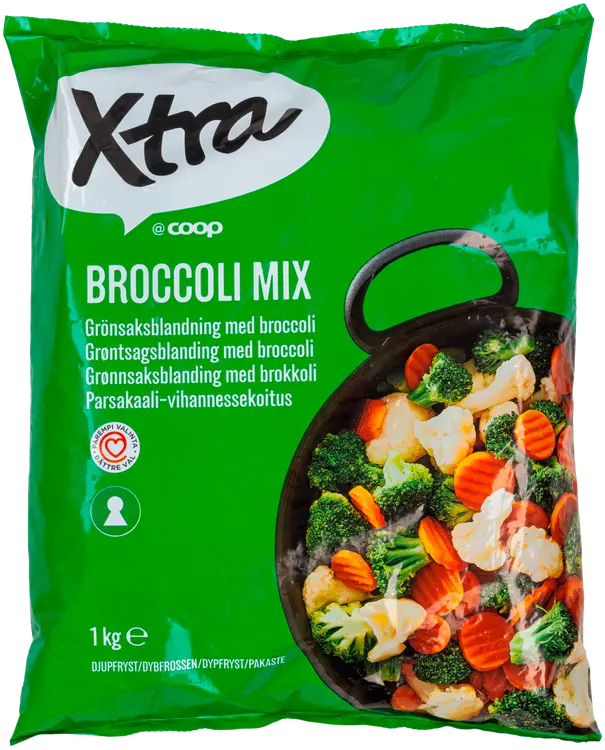 Xtra Broccoli mix parsakaali-vihannessekoitus 1kg pakaste