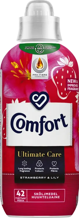 Comfort Strawberry & Lily Huuhteluaine Pitkäkestoinen tuoksu 762 ml 42 pesua