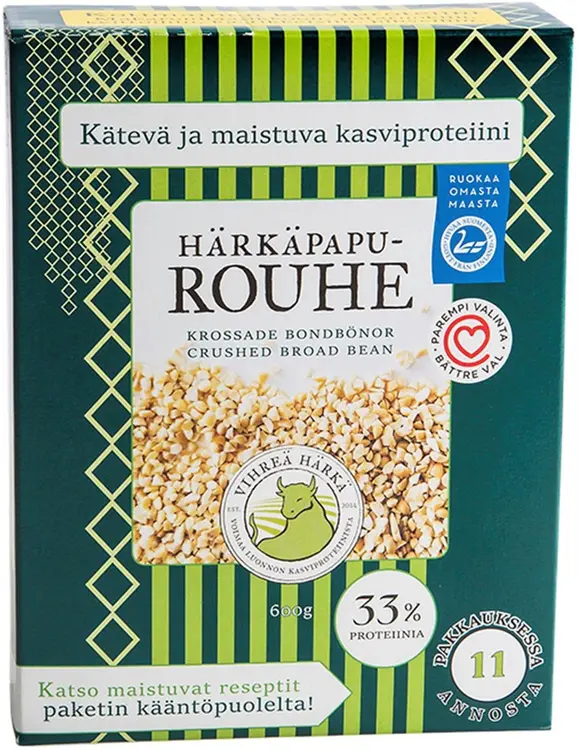Vihreä Härkä Härkäpapurouhe 600 g, korkeaproteiininen