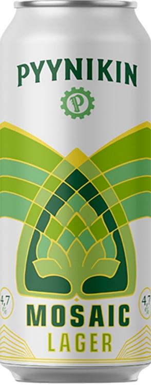 Pyynikin Brewing Company Mosaic Lager 4,7% olut 0,5L