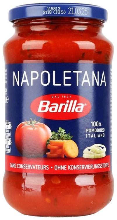 Barilla Napoletana Tomaattikastike jossa sipulia ja yrttejä 400g