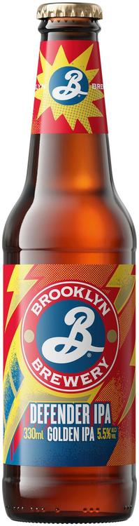 Brooklyn Defender Ipa olut 5,5 % lasipullo 0,33 L