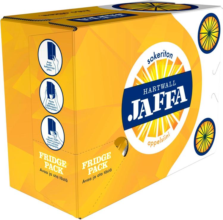 12 x Hartwall Jaffa Appelsiini Sokeriton virvoitusjuoma 0,33 l