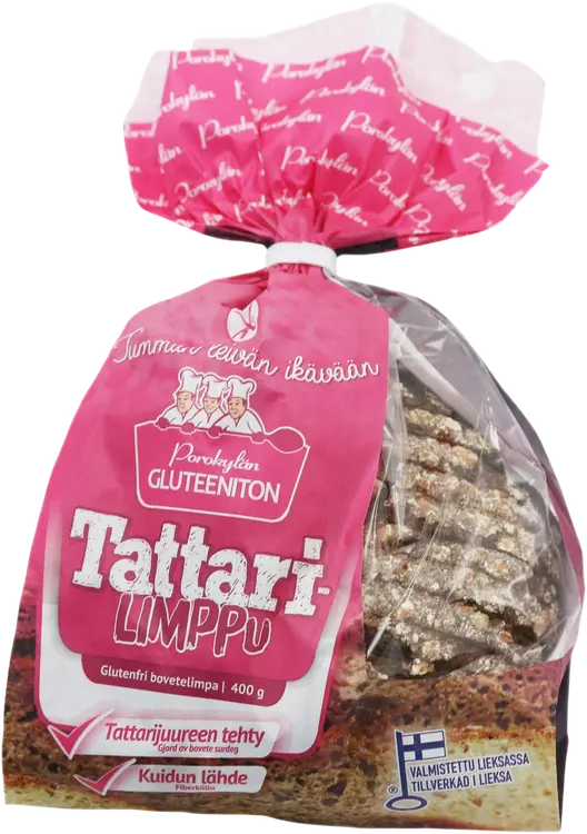 Porokylän Leipomo Tattarilimppu 400 g, gluteeniton