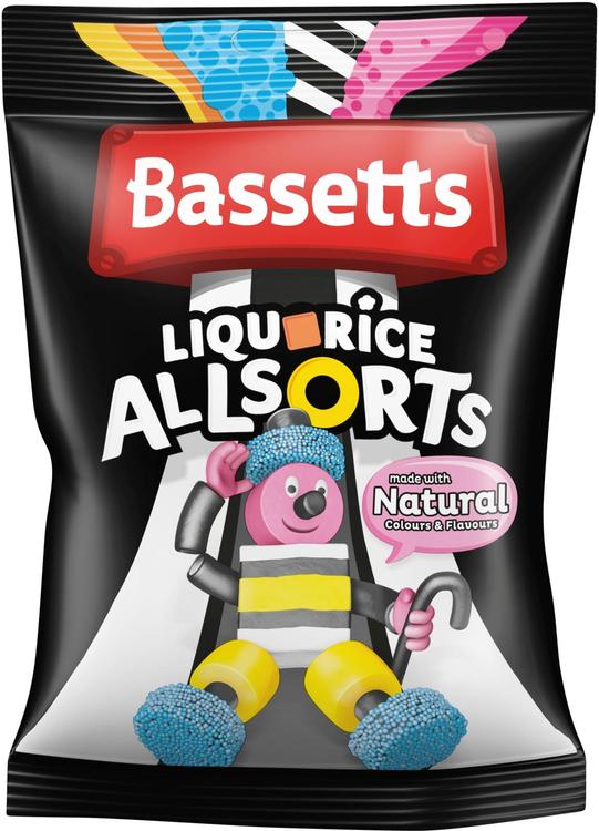 Bassetts Liquorice allsorts makeispussi 190g