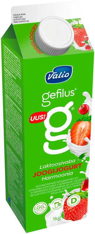 Joogijogurt Harmoonia maasika-pohla laktoosivaba 1kg