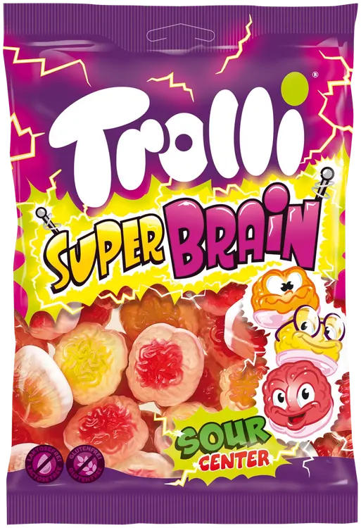 Trolli Super Brain makeispussi 175g