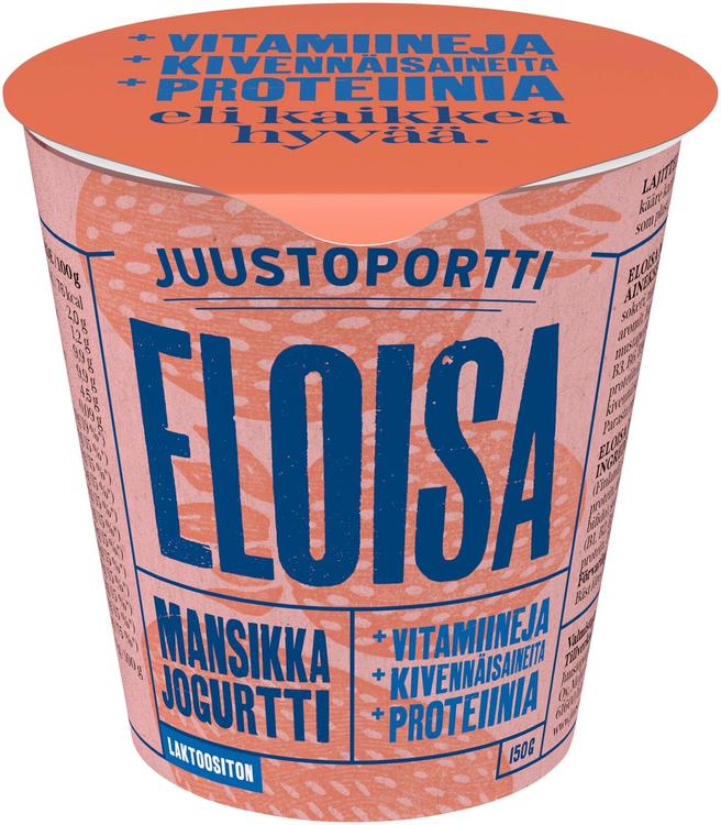 Juustoportti Eloisa jogurtti 150 g mansikka laktoositon
