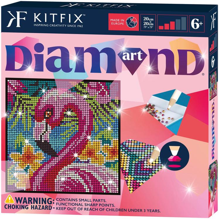 Kitfix Timanttimaalaus Flamingo