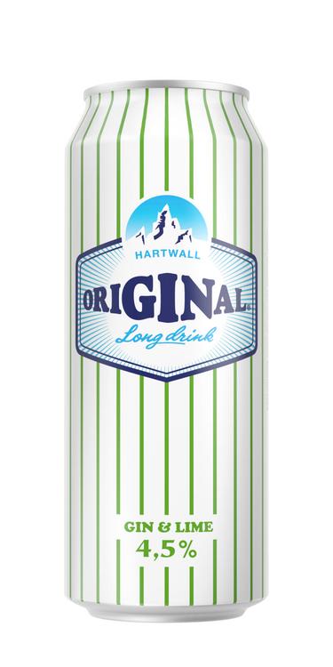 Hartwall Original Long Drink WL Lime 4,5% 0,5 l