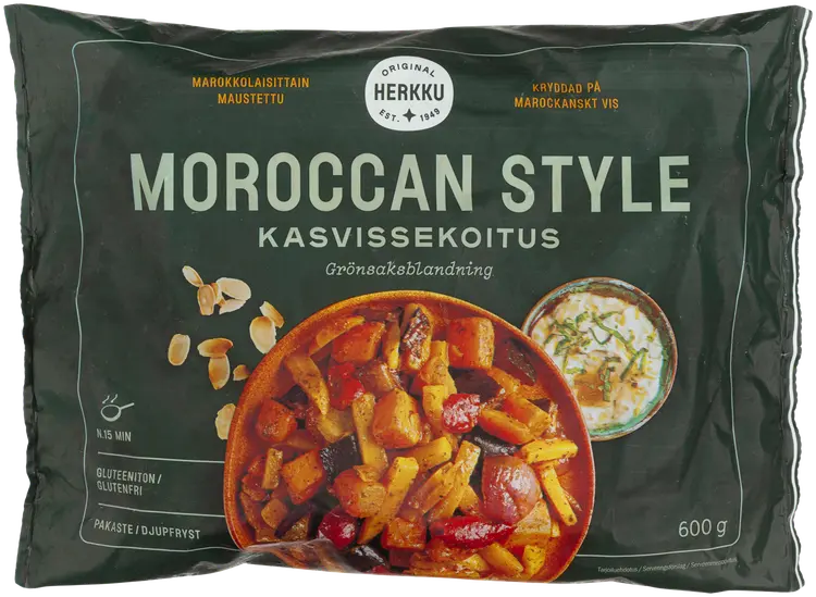 Herkku Moroccan Style Kasvissekoitus pakaste 600g