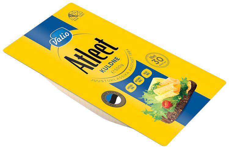Juust Atleet Kuldne, viilutatud, 500 g