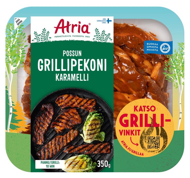 Atria Possun Grillipekoni Karamelli 350g