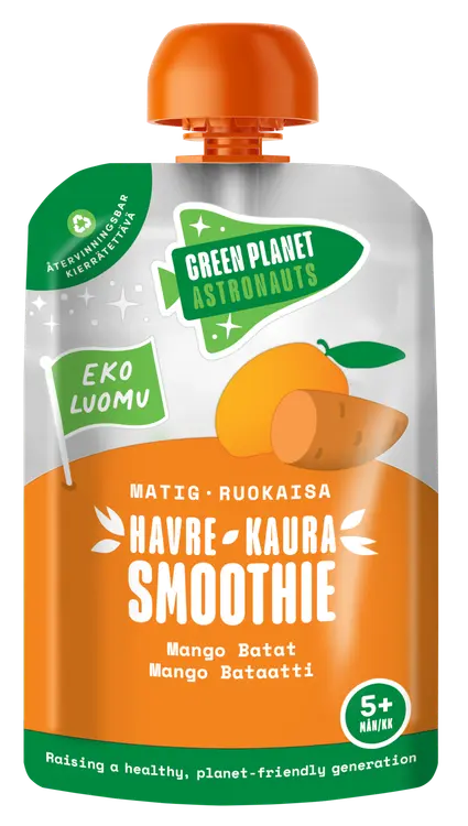 Green Planet Astronauts LUOMU kaurasmoothie mango-bataatti 100g 5kk+
