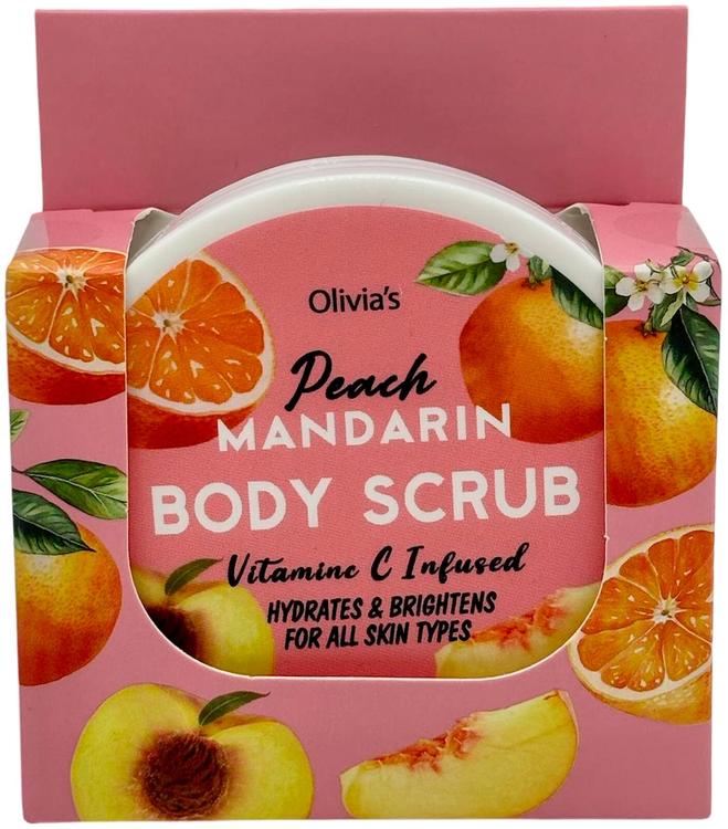 OLIVIA'S Vartalonkuorinta 50ml persikka & mandariini.
