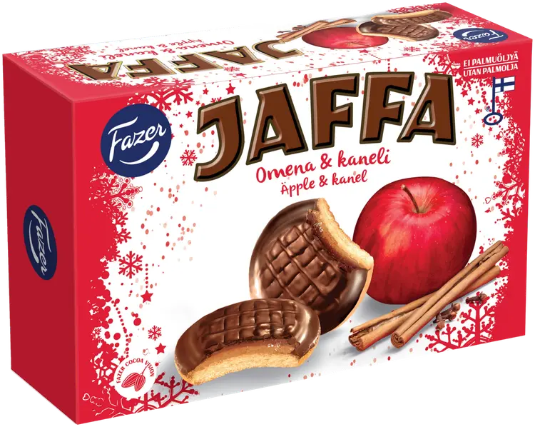 Fazer Jaffa Omena & kaneli leivoskeksi 300g