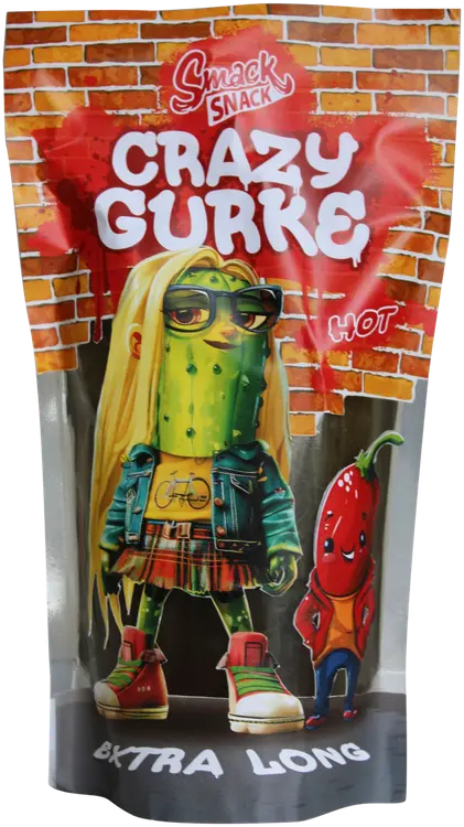 Smack Snack Suolakurkku XXL, tulinen 400g/200 g