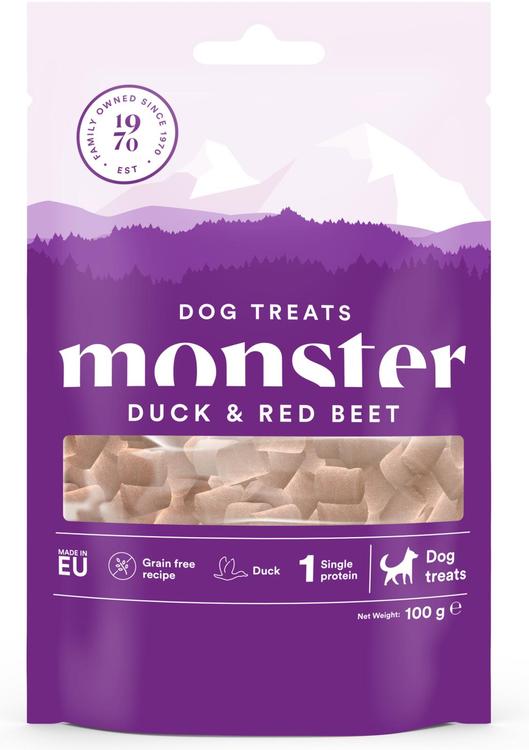 Moonster Dog Treats Duck&Red Beet 100g