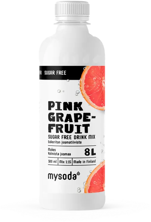 Mysoda Verigreippi Sokeriton Virvoitusjuomatiiviste 500ml