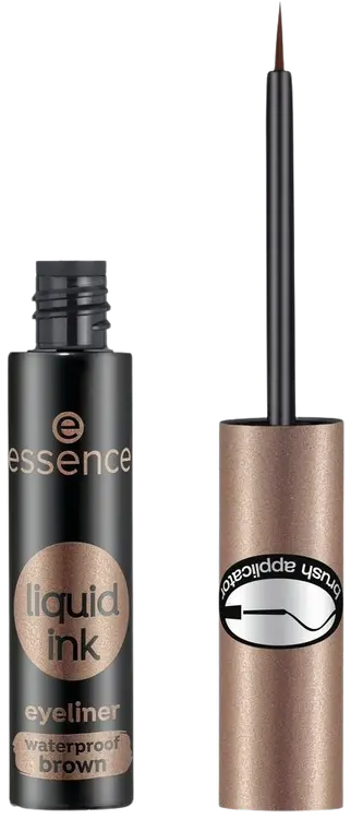 essence liquid ink eyeliner waterproof brown 02 Ash brown 3 ml