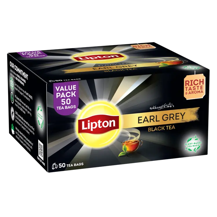 Lipton Musta Tee Earl Grey 50p/80g