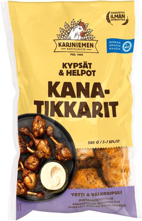 Kariniemen Kananpojan Kypsät ja helpot kanatikkarit 580 g