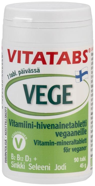 Vitatabs Vege vitamiini-hivenainetabletti 90 tabl