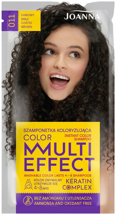 Joanna Multi Effect shampoo Coffee Brown 011