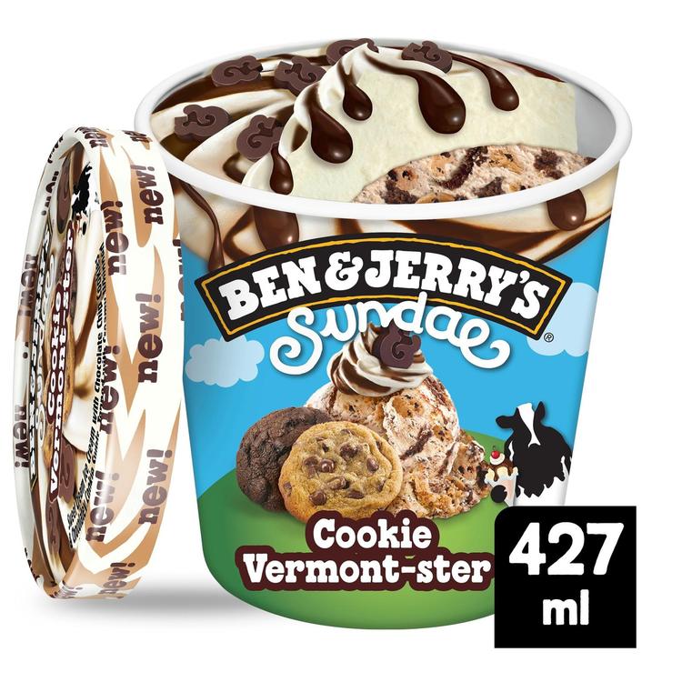 Ben & Jerry's Sundae Cookie Vermont-ster Jäätelöjälkiruoka 427 ML