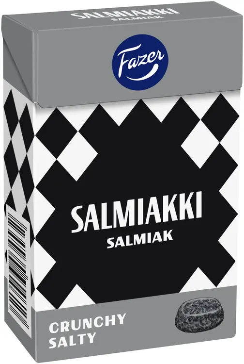 Fazer Salmiakki Crunchy Salty lakritsirae 70g