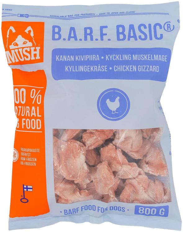 MUSH BASIC KANAN KIVIPIIRA rehuaine koirille 800 g