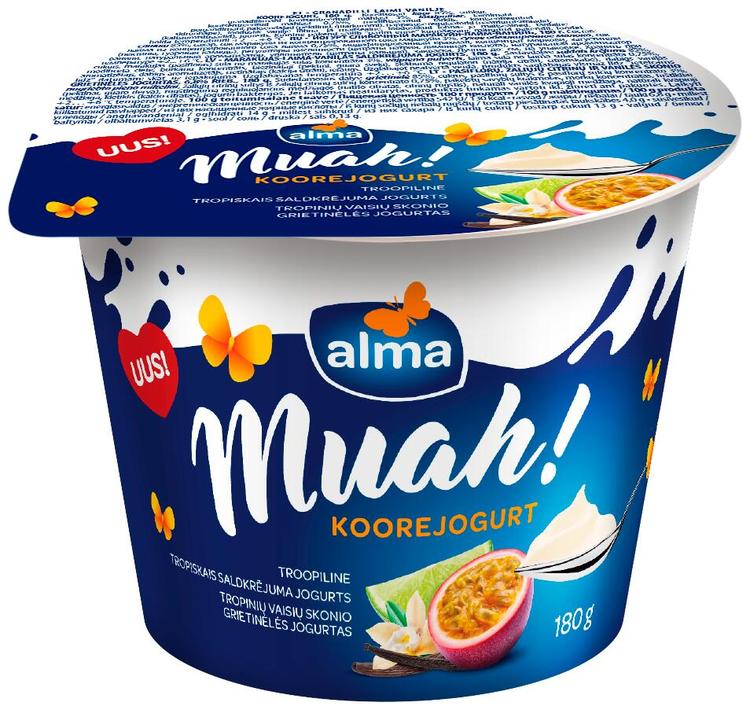 Alma Muah troopiline koorejogurt, 180g