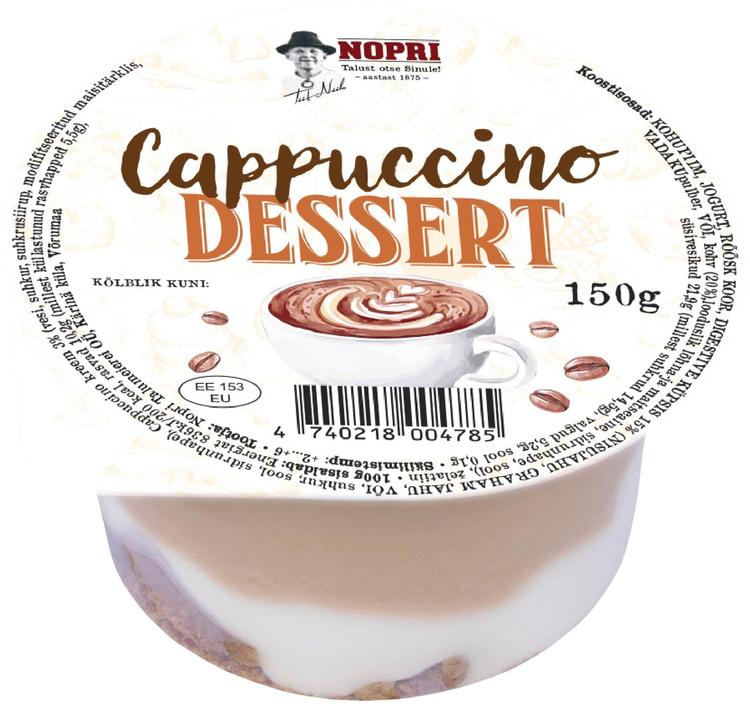Nopri dessert Cappuccino, 150 g