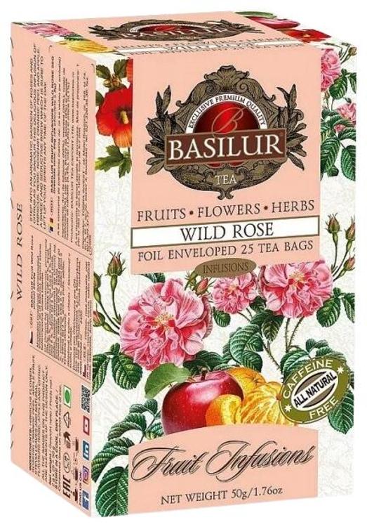 Basilur puuviljatee Wild Rose 25tk