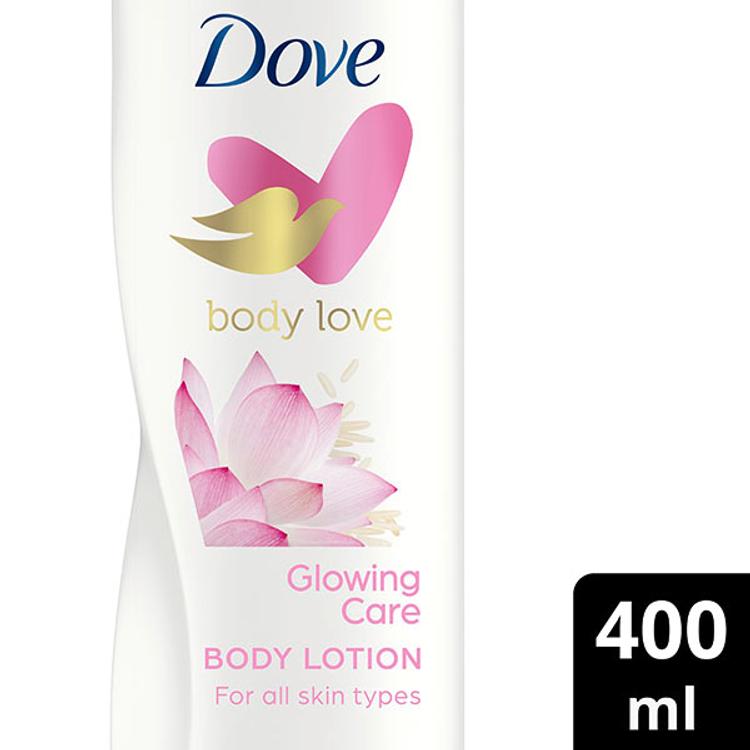 Dove Glowing Care Vartalovoide Ravitsee ja kosteuttaa ihoa 400 ml