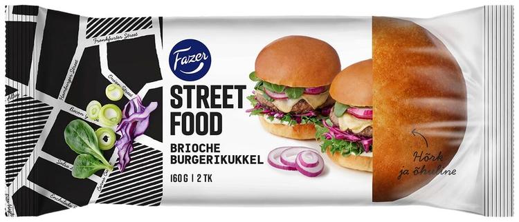 Street Food Brioche Burgerikukkel 160 g