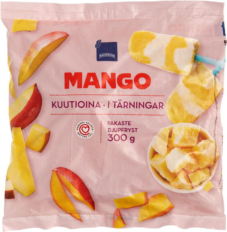 Rainbow mango kuutioina pakaste 300 g