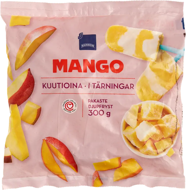 Rainbow mango kuutioina pakaste 300 g