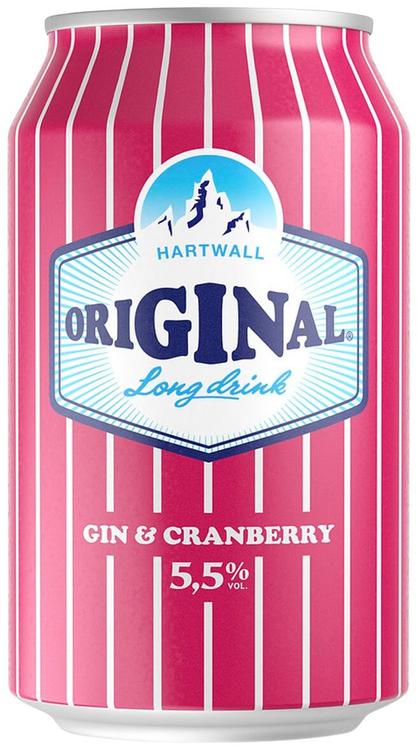 Hartwall original long drink cranberry 330ml